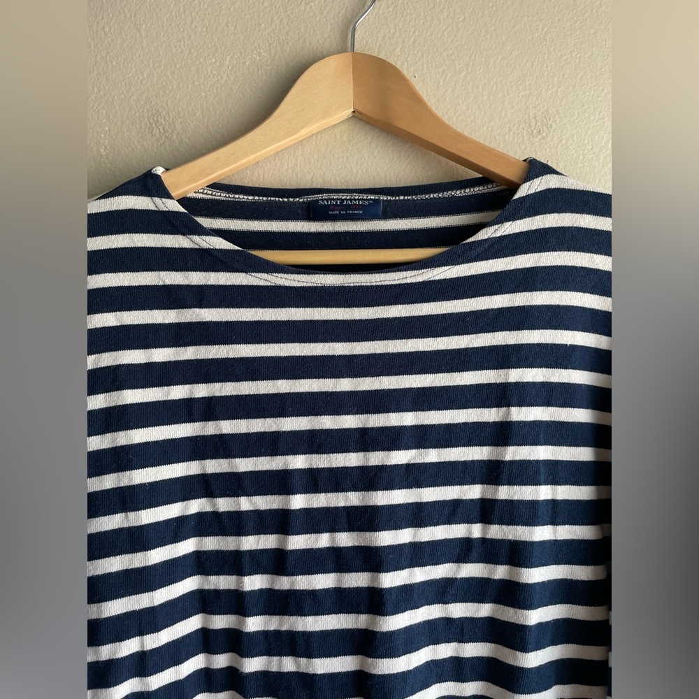 Saint James Women Striped Sweater Size 38 - Picture 2 of 10